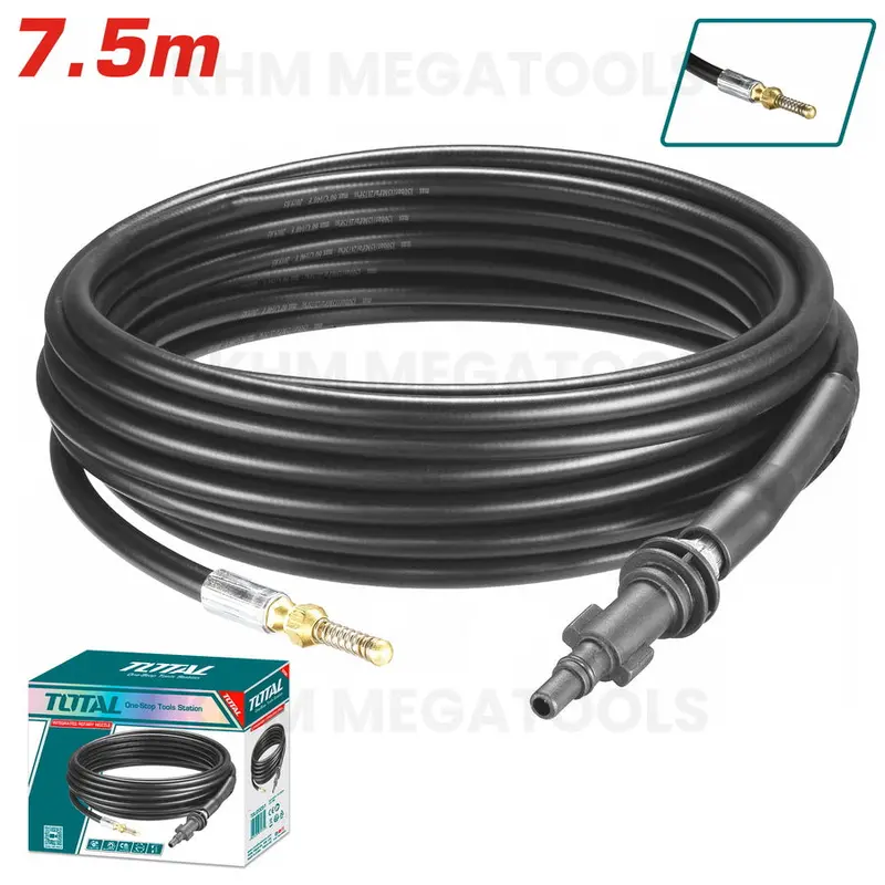 Total 7.5-Meter Flexible Pipe Cleaning Hose – Tgtpch751 1