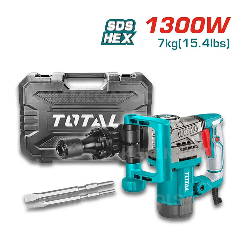 Total Th2130016 1300W 17Mm Hex Demolition Hammer – Sds-Max Style 1