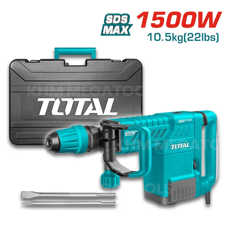 Total Th215002 Sds-Max Demolition Hammer – 1500W Chipping Gun 1