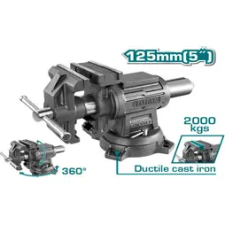 Total Thtmf6156 5-Inch Adjustable Multi-Function Bench Vise 1