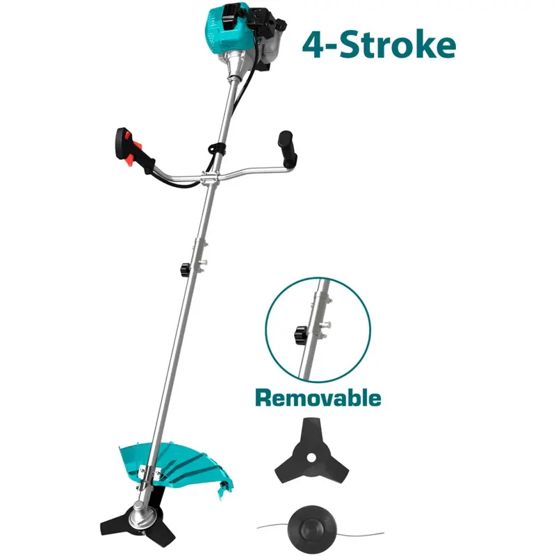Total Tp53144141 4-Stroke 1.1Hp Gas Grass & Brush Cutter 1