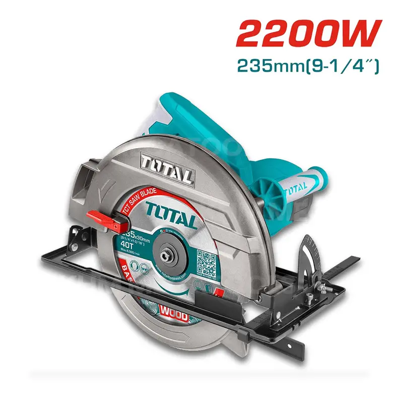 Total Ts122235622 9-1/4" High-Power Circular Saw – 2200 W Mains Operated 1