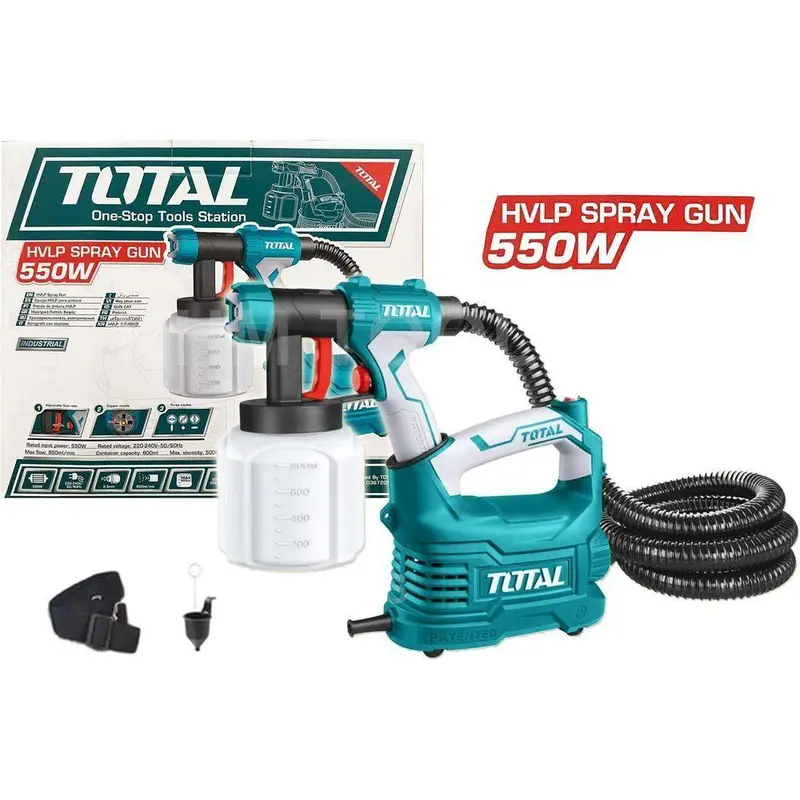 Total Tt5006 550W Floor-Standing Hvlp Paint Spray Gun For Professional Finishing 1