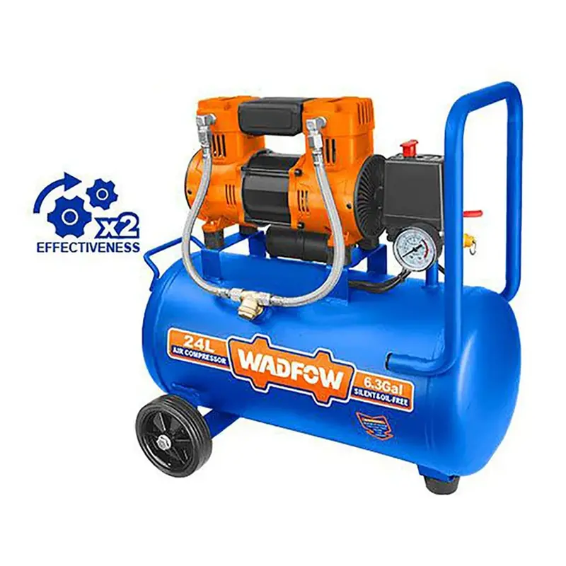 Wadfow 1.5Hp 24L Heavy-Duty Air Compressor – Extended Runtime For Continuous Use 1