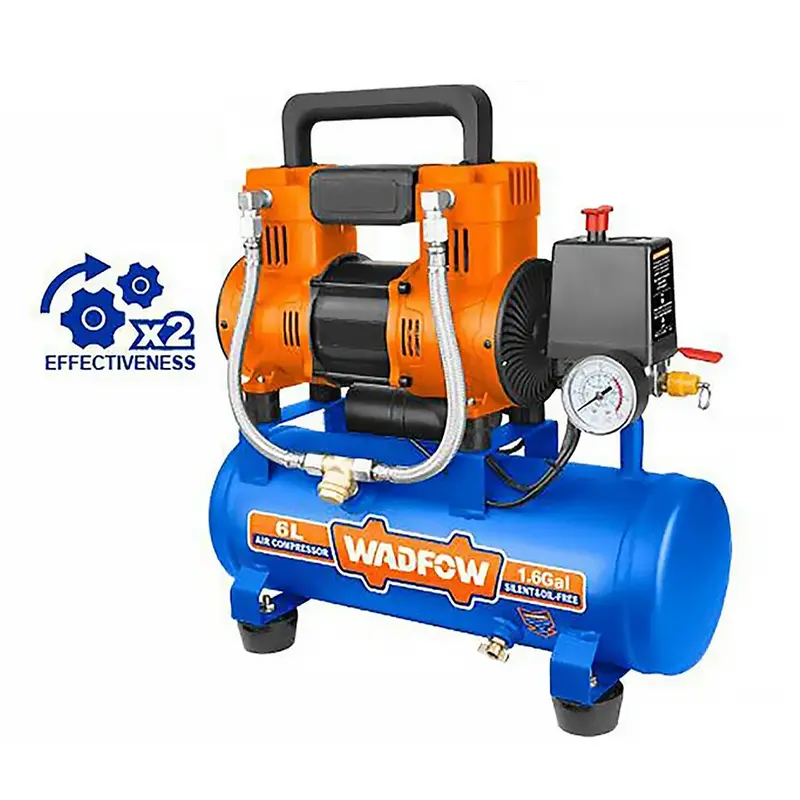 Wadfow 1.5Hp 6L Portable Air Compressor – Compact On-Site Air Supply 1