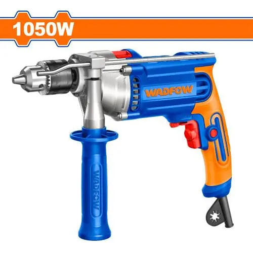 Wadfow 1050W 3-Function Impact Drill With Hammer Mode For Masonry And Metal 1