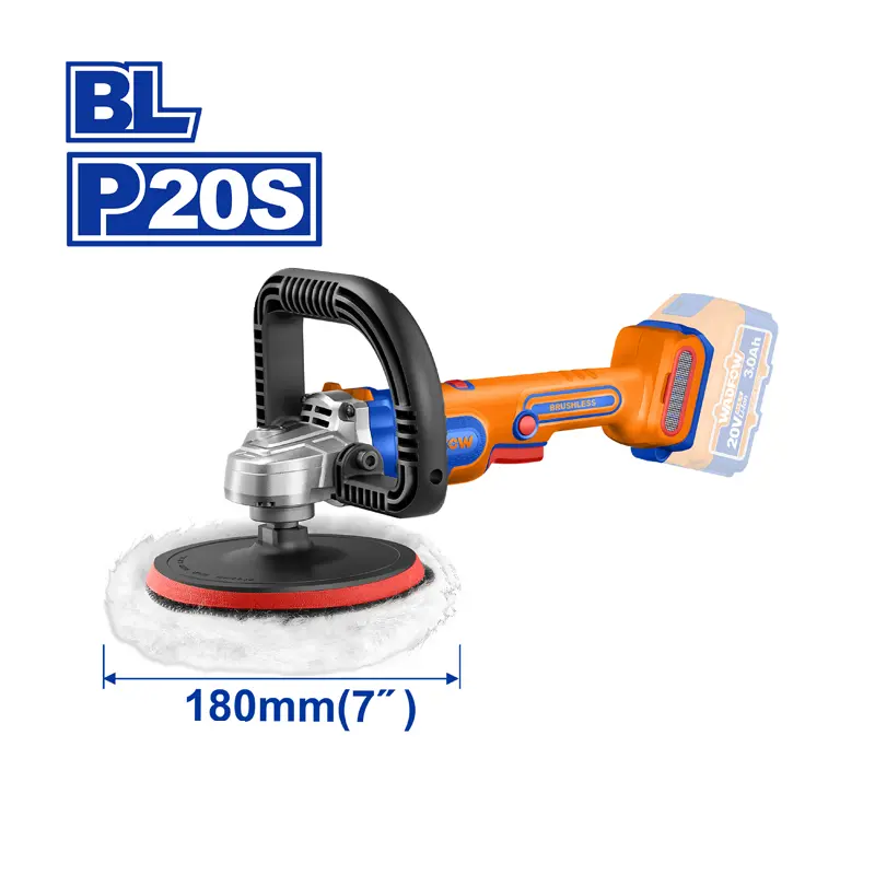 Wadfow 20V Brushless Cordless Polisher – Bare Tool (Whl1B18) 1