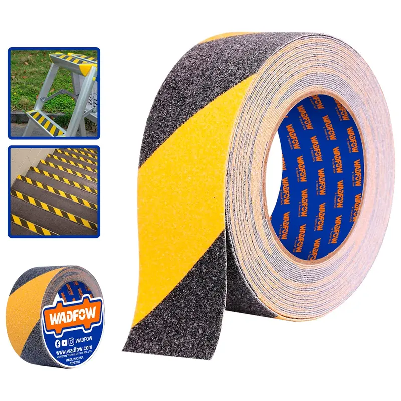 Wadfow 5M X 25Mm Pvc Anti-Slip Warning Tape (Wva3535) 2