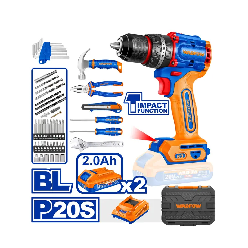 Wadfow 91-Piece Professional Tool Set With Storage Case (Wdt4B91) 1