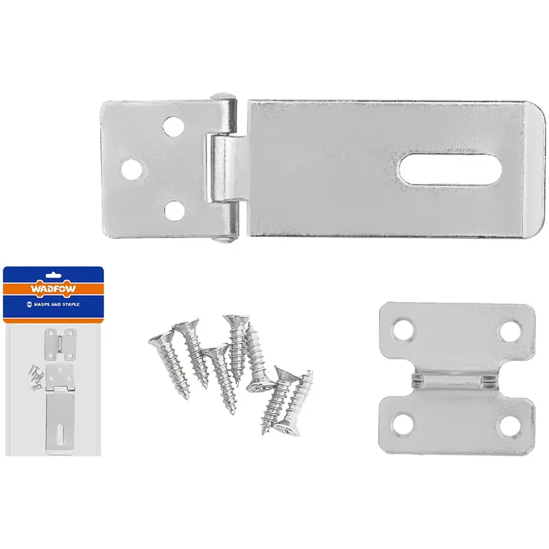 Wadfow Heavy-Duty Hasp And Staple Security Fastener – Galvanized Steel (Wan21) 1