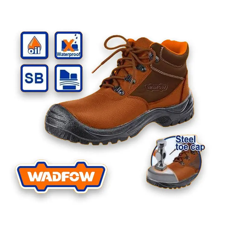 Wadfow Premium Leather Safety Work Boots – Astm Certified 1