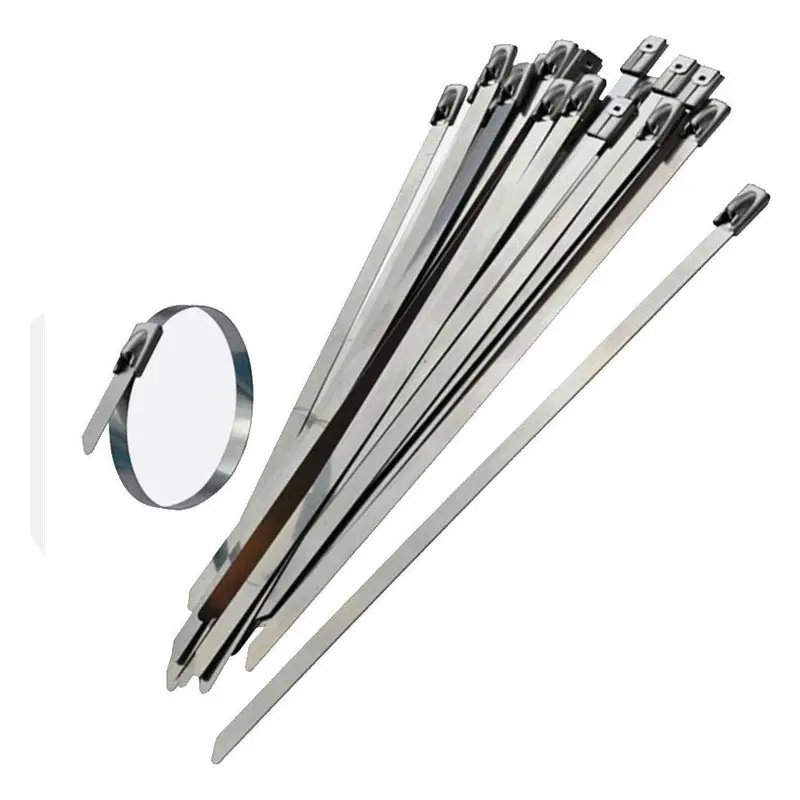Wadfow Stainless Steel Reusable Cable Ties – Corrosion-Resistant, High-Strength Fasteners 1