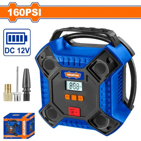 Wadfow Waac511 Portable Auto Air Compressor – 160 Psi Max Pressure 1