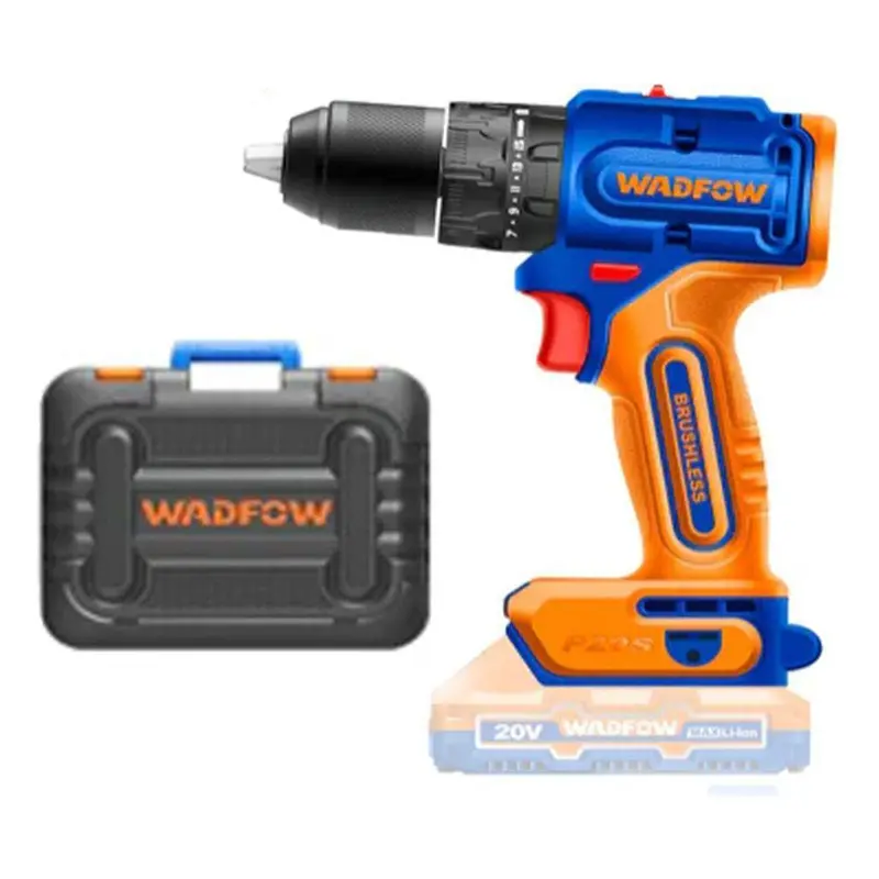 Wadfow Wcdp551 20V Cordless Impact Drill – 1.5 Ah Li-Ion Battery Included 1