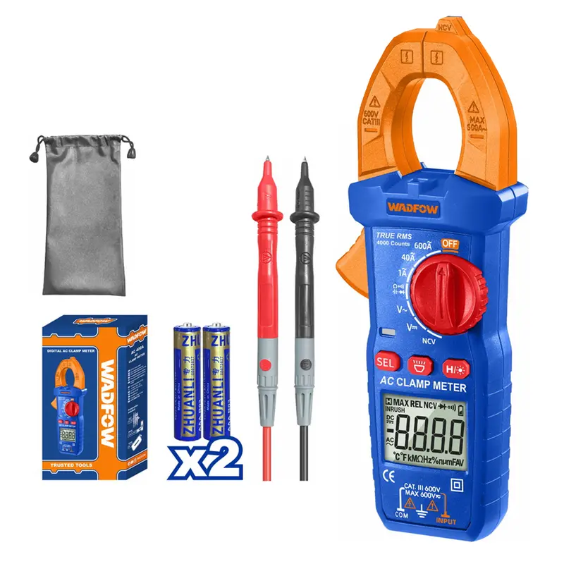 Wadfow Wdm8601 Ac-Only Digital Clamp Meter – 600A Max 1