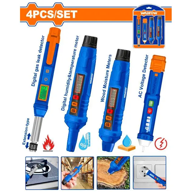 Wadfow Wetk1402 Portable Environmental Testing Kit – Ph, Tds, Temp 1