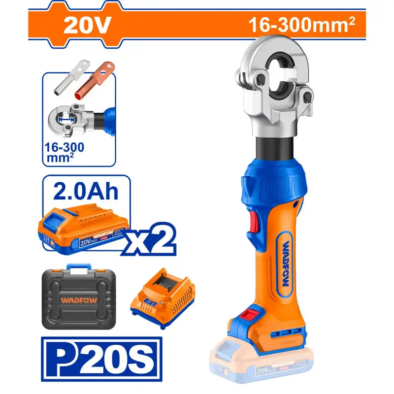Wadfow Wht2M30 20V Cordless Hydraulic Crimping Tool 1