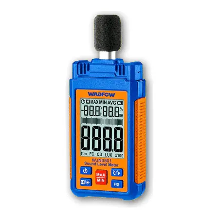 Wadfow Wjn3501 Digital Sound Level Meter – 130 Db Max, Class 2 Compliance 1