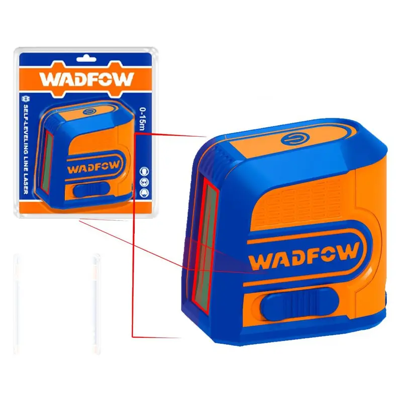 Wadfow Wle1M03 Red Self-Leveling Cross-Line Laser – 15 M Working Distance 1
