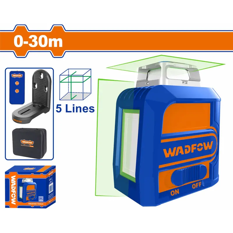 Wadfow Wle2M05 Green Self-Leveling Cross-Line Laser 1