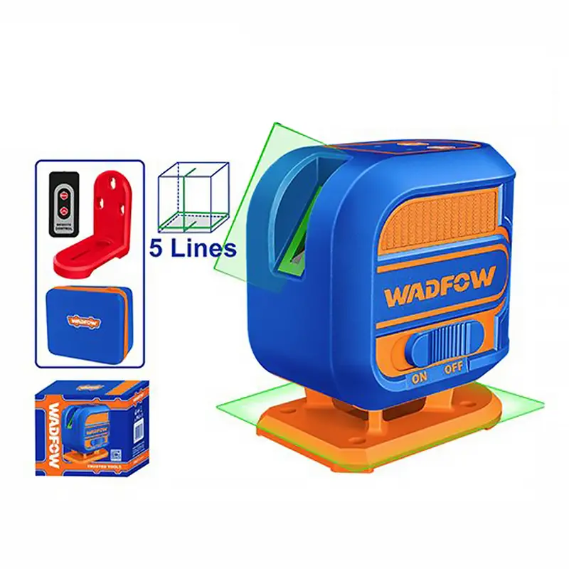 Wadfow Wle3M06 Green Beam Self-Leveling Line Laser – 30M Range 1