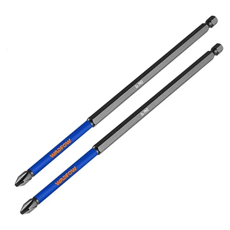 Wadfow Wsv6K66 Impact-Grade Phillips Screwdriver Bits – Ph2 X 250 Mm, 2-Pack 1