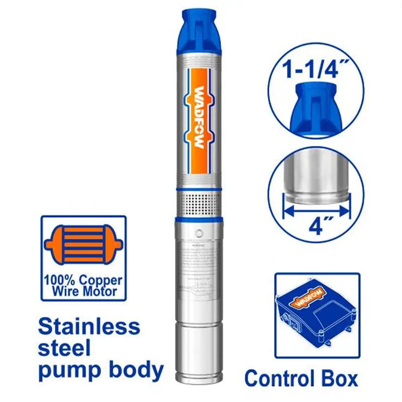 Wadfow Wwpd60 4-Inch Deep Well Submersible Pump 1