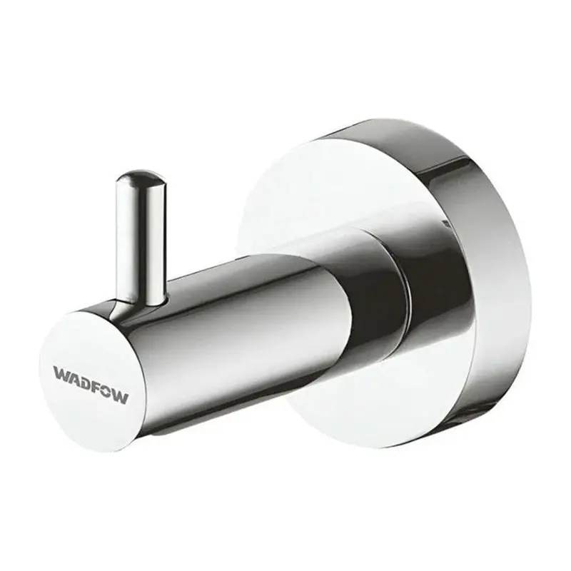 Wadfow Wzg1501 Stainless Steel Robe Hook – Single Arm, Wall-Mounted 1