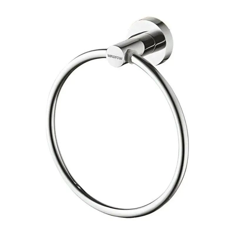 Wadfow Wzg1502 Polished Chrome Towel Ring – Round Wall Fixture 1
