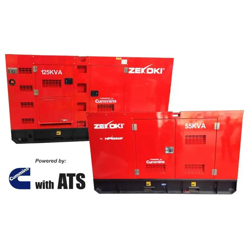 Zekoki Silent Diesel Generator Set – Cummins Engine With Automatic Transfer Switch (Ats) 1