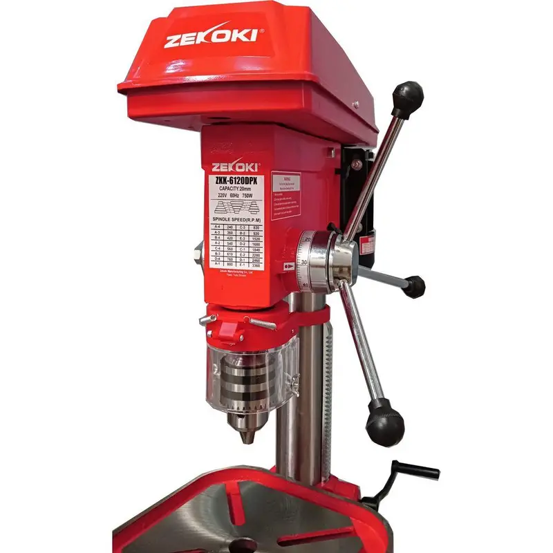 Zekoki Zkk-6120Dpx 20Mm Heavy-Duty Drill Press — 750W (1 Hp) 2