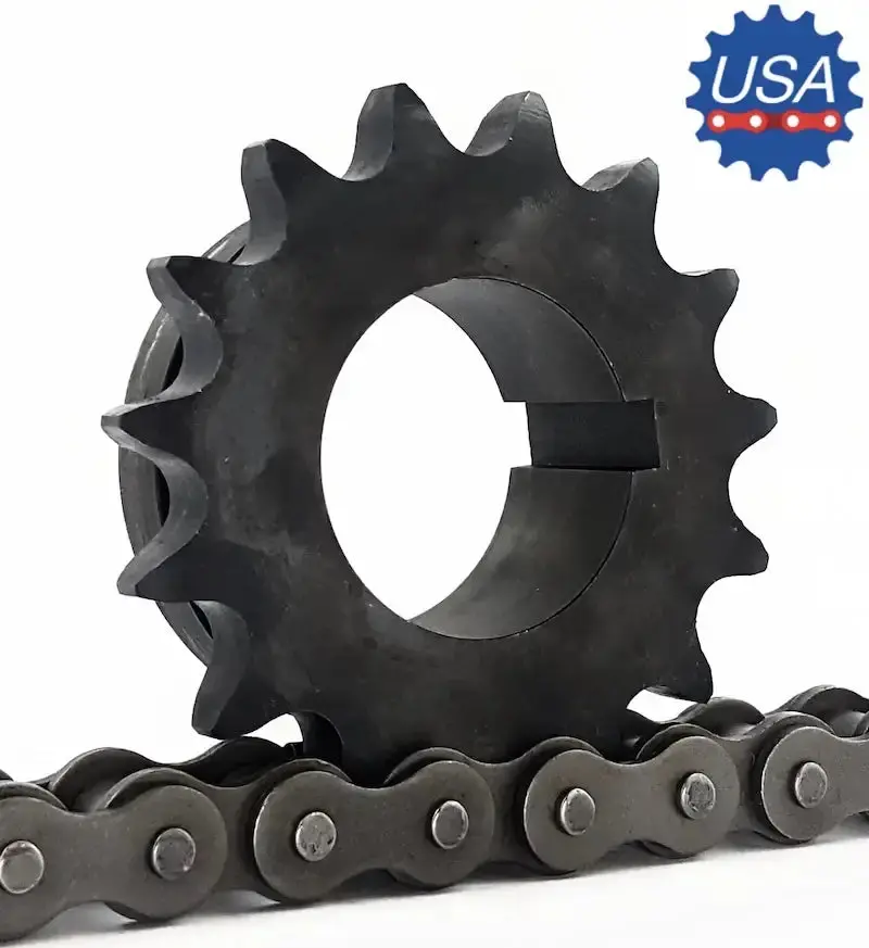 100Q18 Taper-Lock Sprocket – Steel, Bushed Mount 1
