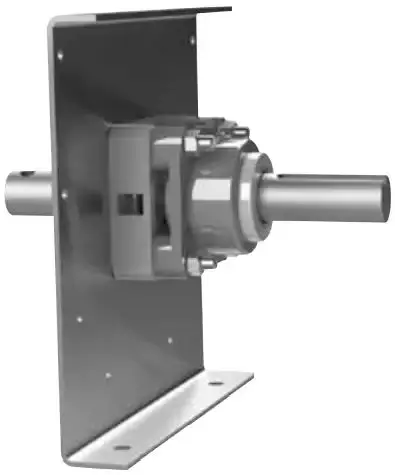 109 Trough End Assembly — Fits 10-Inch Conveyors And 1-1/2 Inch Chevron Rollers (Drive Shaft, No Feet) 1