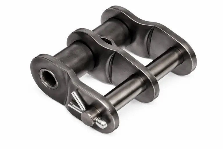#120H-2 Heavy-Duty Offset Link – Double-Pitch Chain Component 1