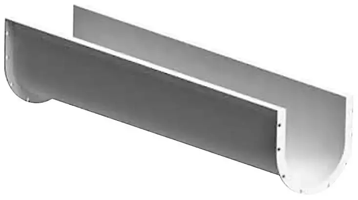 16-Inch Angle-Type Screw Conveyor Trough — 12-Foot Length (305-5175) 1