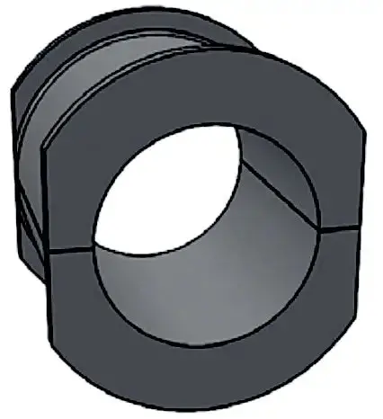 3" White Nylon Hanger Frame Bearing – Fits 220 & 226 Series Supports 1