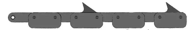 4 Inch Sharp Top Roller Chain — High-Strength Design 1