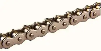 #43 Nickel-Plated Roller Chain – Ansi Standard, Enhanced Rust Resistance 1