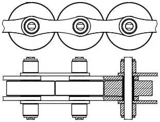 722Sfrf Type B Stainless Steel Accumulator Conveyor Chain 1