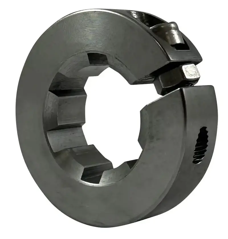 8-Splined Shaft Collar For 42Mm Splined Shafts – Forged C45 Steel Construction 1
