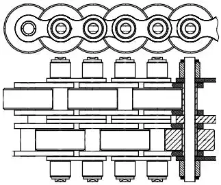 D513Sf Type C Accumulator Conveyor Chain 1