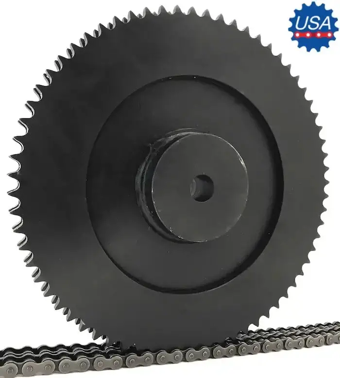 D80C52 Standard-Bore Industrial Sprocket 1