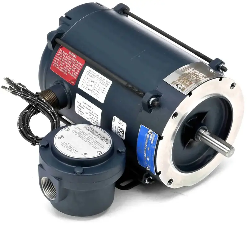 Leeson 1/2 Hp Explosion-Proof Motor — 56C Frame 1