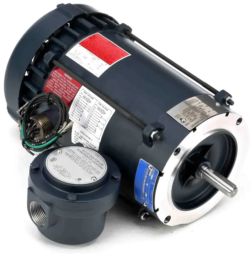 Leeson 7.5 Hp Explosion-Proof Motor – 213Tc Frame, Tefc Design 1