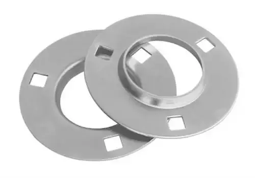 Pf211G Greasable 4-Bolt Flange Bearing Housing – Stamped Steel Construction 1