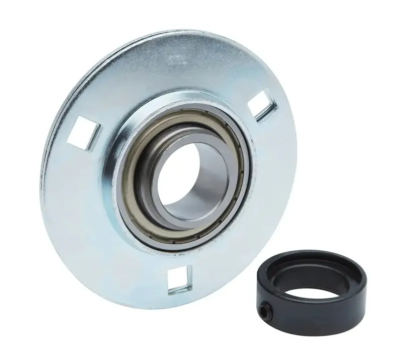 Sapf204 Stamped Steel Flange Bearing — 3-Bolt, 20Mm Bore 1