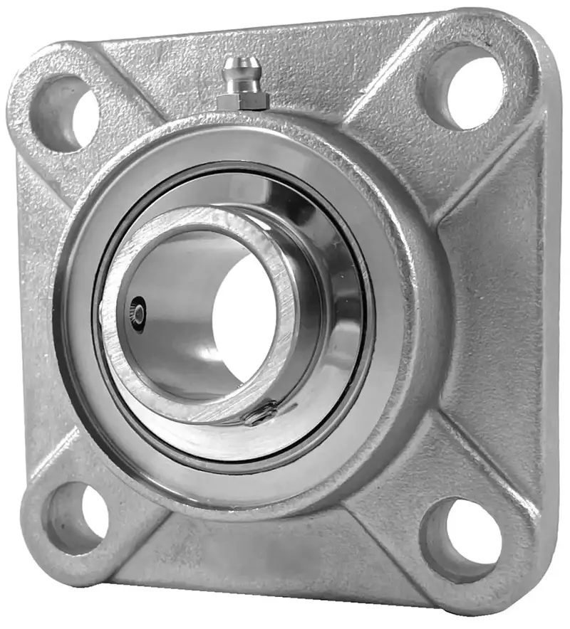 Sucsfm211 Stainless Steel 4-Bolt Flange Bearing — 55Mm Bore 1