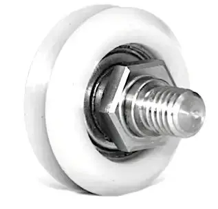 Swie2P Eccentric Polymer V-Guide Bearing With Studded Mount 1