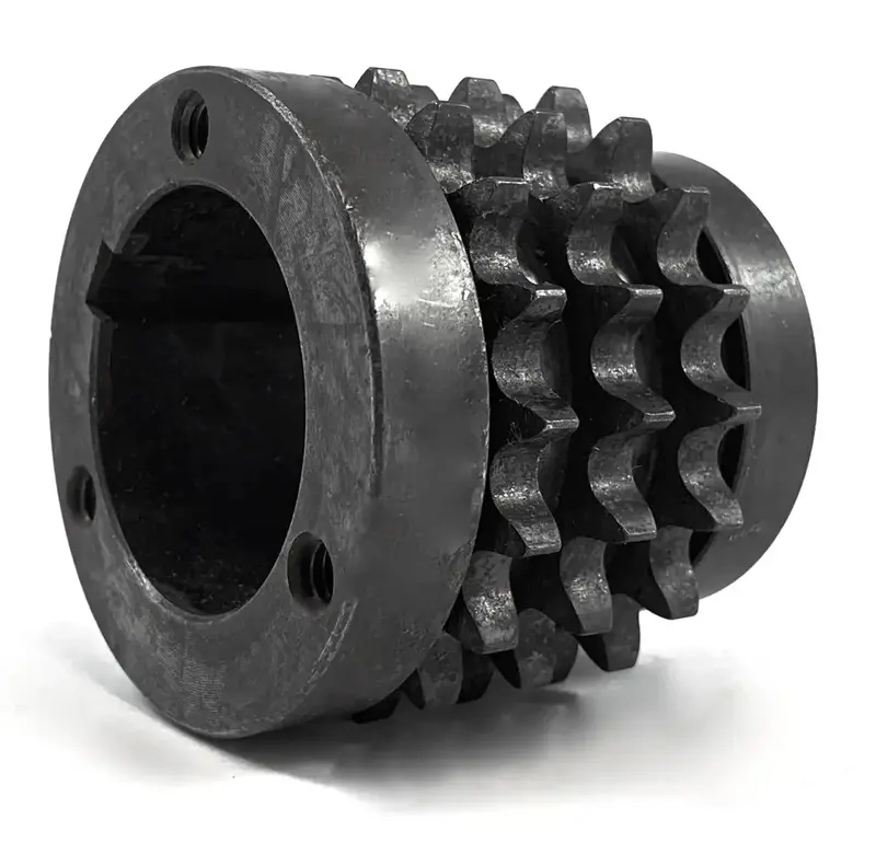 Triple E40Q48H Sprocket – 48-Tooth, Qd-Mount Triple-Row Roller Chain Sprocket 1